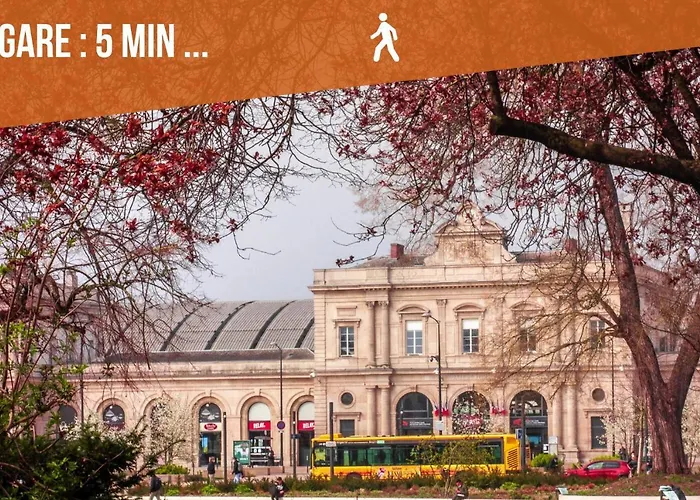 Explorereims- Hollywood Glamour Proche Gare/centre Lägenhet *